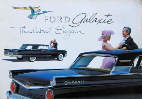 Ford Galaxie Modelprogram 1959 Carbrochure (8605)